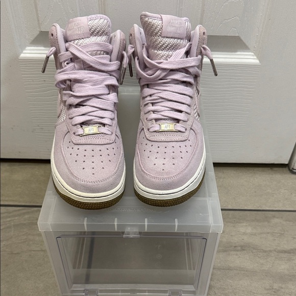 Nike Shoes - Nike Light Purple High-Top Sneakers